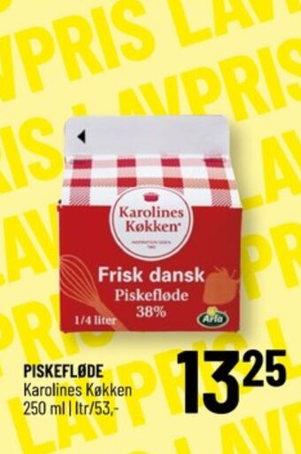 Løvbjerg Karolines piskefløde 38% tilbud
