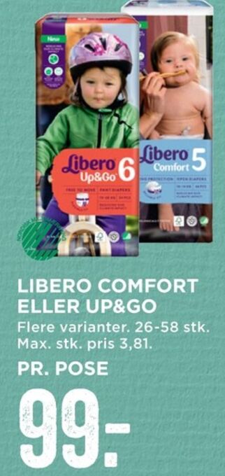 MENY Comfort bleer str 6 13-20 kg tilbud