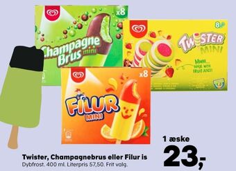 SuperBrugsen Filur mini ispinde tilbud