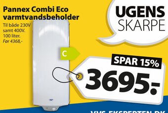 Pannex Combi Eco Varmtvandsbeholder