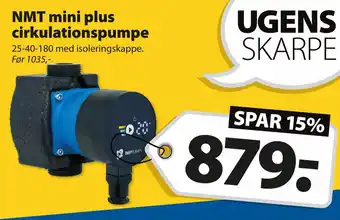 NMT Mini Plus Cirkulationspumpe