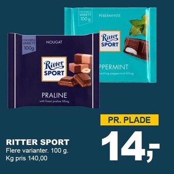 Let-Køb Ritter sport tilbud