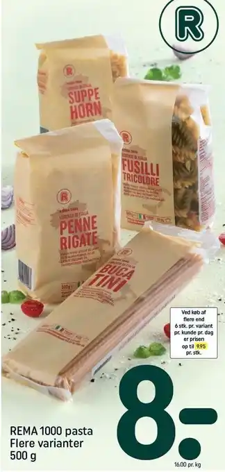 REMA 1000 Pasta tilbud