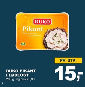Let-Køb Buko pikant flødeost tilbud