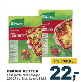 Let-Køb Knorr retter tilbud