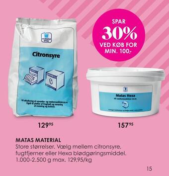 Matas Matas material tilbud