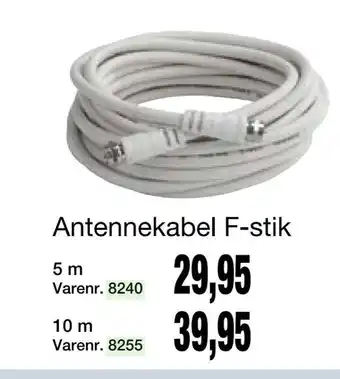 Harald Nyborg Antennekabel f-stik tilbud