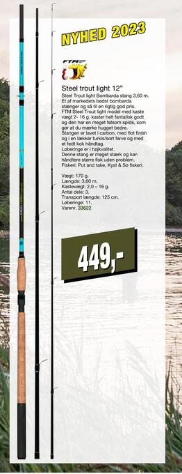 Harald Nyborg Steel trout light 12 tilbud