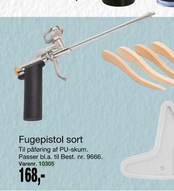 Harald Nyborg Fugepistol sort tilbud