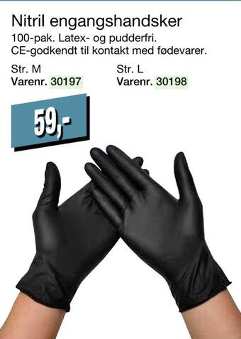 Harald Nyborg Nitril engangshandsker tilbud