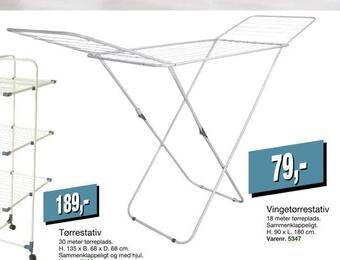 Harald Nyborg Vingetørrestativ tilbud