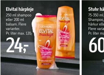 Føtex Elvital hårpleje tilbud