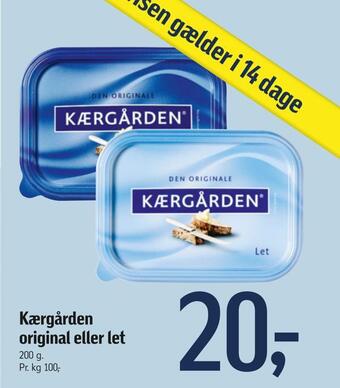Føtex Kærgården original eller let tilbud