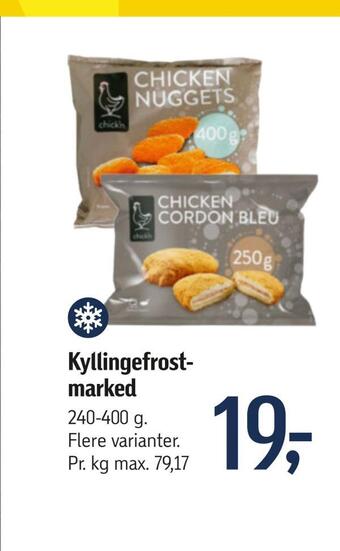 Føtex Kyllingefrostmarked tilbud