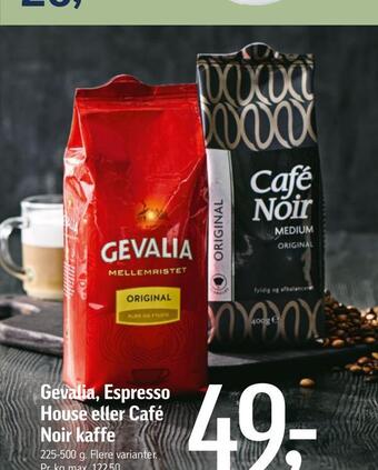 Føtex Gevalia, espresso house eller café noir kaffe tilbud