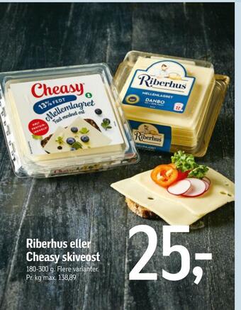 Føtex Riberhus eller cheasy skiveost tilbud