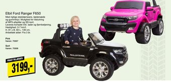 Harald Nyborg Elbil Ford Ranger F650 tilbud