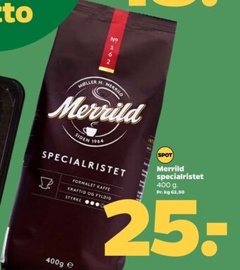 Netto Specialristet kaffe formalet tilbud
