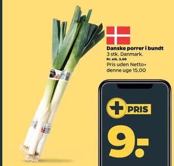 Netto Ukendt porrer tilbud