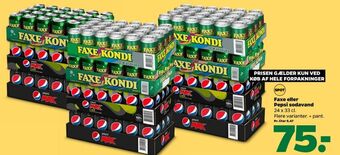 Netto Faxe kondi sportssodavand tilbud