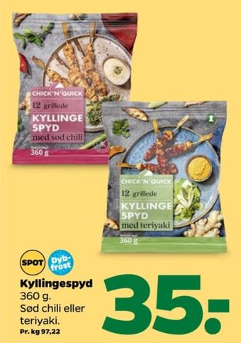 Netto Chick n quick kyllingespyd tilbud