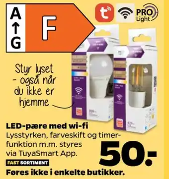 Netto Pro light led pære tilbud