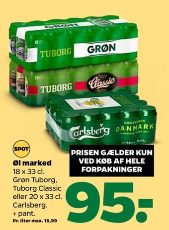 Netto Grøn øl tilbud