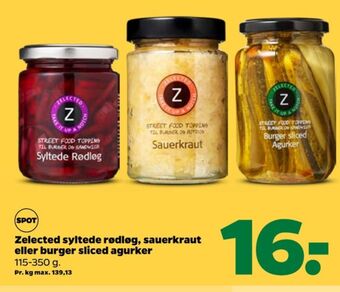 Netto Zelected rødløg-syltet tilbud