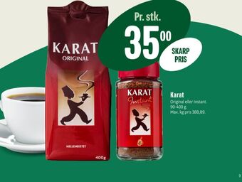 Karat instant kaffe