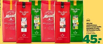 Netto Mellemristet kaffe formalet tilbud