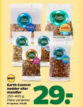 Netto Earth control nødder tilbud