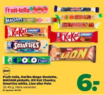 Netto Lion chokoladebar tilbud