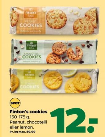 Netto Fintons cookies tilbud