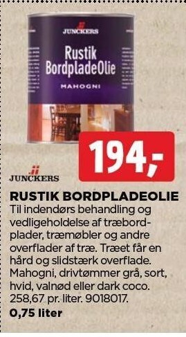jem & fix Rustik bordpladeolie tilbud