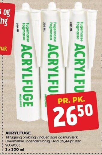 jem & fix Acrylfuge tilbud