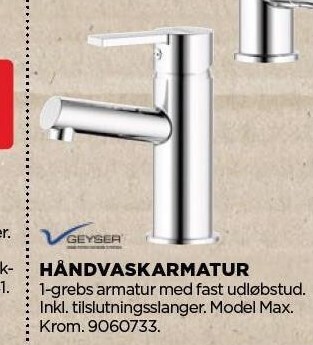 jem & fix Håndvaskarmatur tilbud