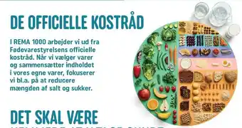 REMA 1000 De officelle kostråd tilbud
