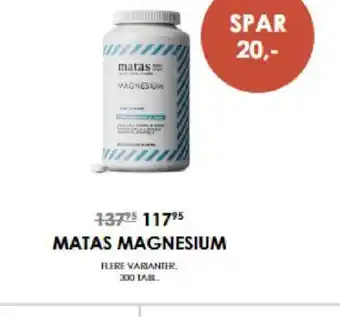 Matas Matas Magnesium tilbud