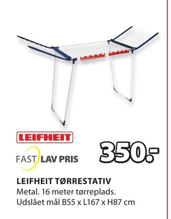 JYSK Leifheit Tørrestativ tilbud