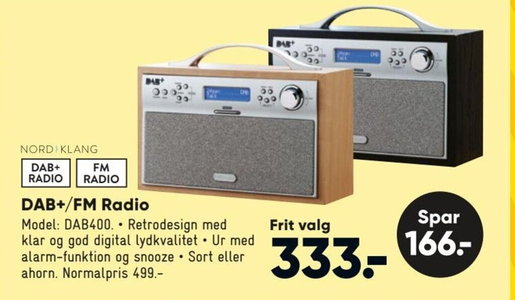 Dab+/Fm Radio tilbud hos Bilka
