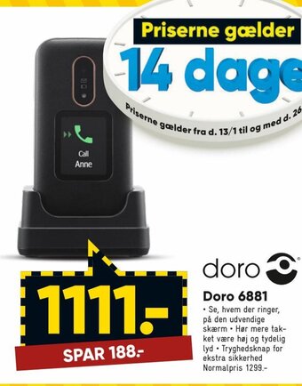 Bilka Doro 6881 tilbud