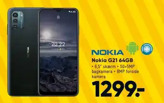 Bilka Nokia G21 664gb tilbud