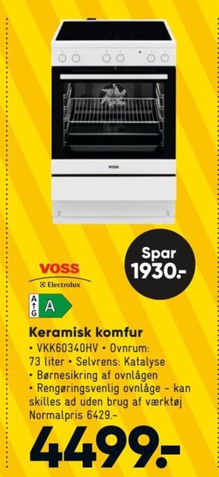 Bilka Keramisk Komfur tilbud