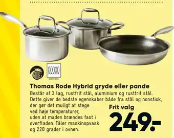 Bilka Thomas Rode Hybrid Gryde eller Pande tilbud