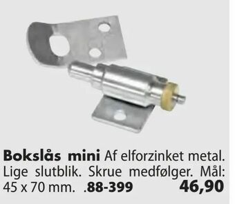 Bokslås mini