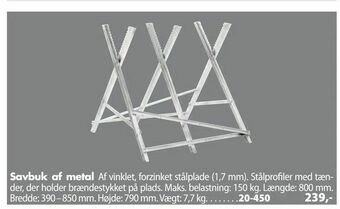 Savbuk af metal