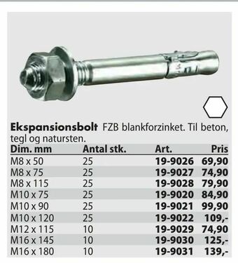 Ekspansionsbolt