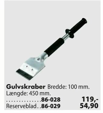 Gulvskraber