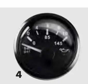 Biltema Olietryksmåler. Måleområde: 0/0-10/145 bar/ psi. Modstand: 10-184 ohm tilbud