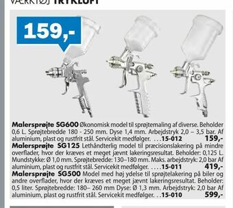 Biltema Malersprøjte SG600 tilbud